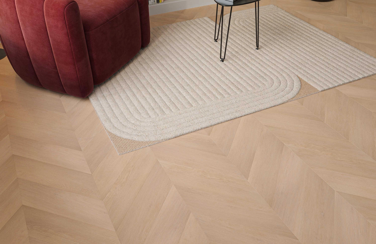 Luma Havenwood Oak 3mm Chevron Glue-Down LVT