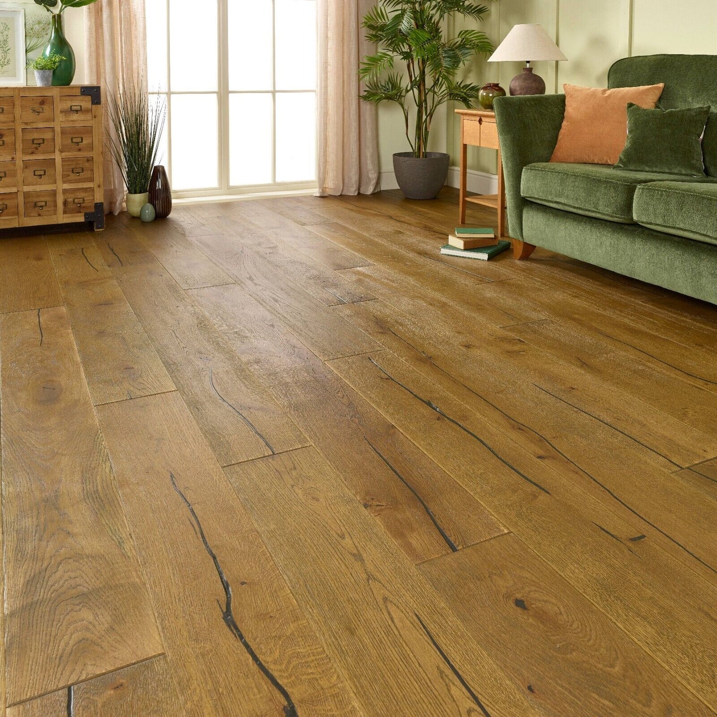 Lilypad Chambers Distressed Engineered Wood Flooring