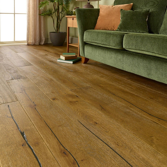 Lilypad Chambers Distressed Engineered Wood Flooring