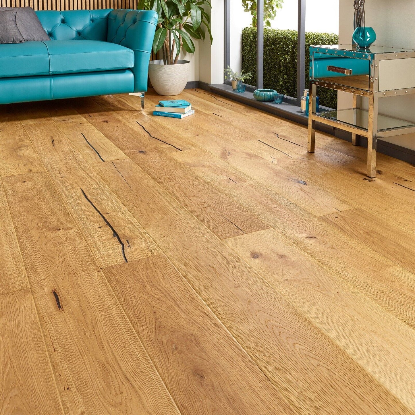 Lilypad Empire Distressed Engineered Wood Flooring