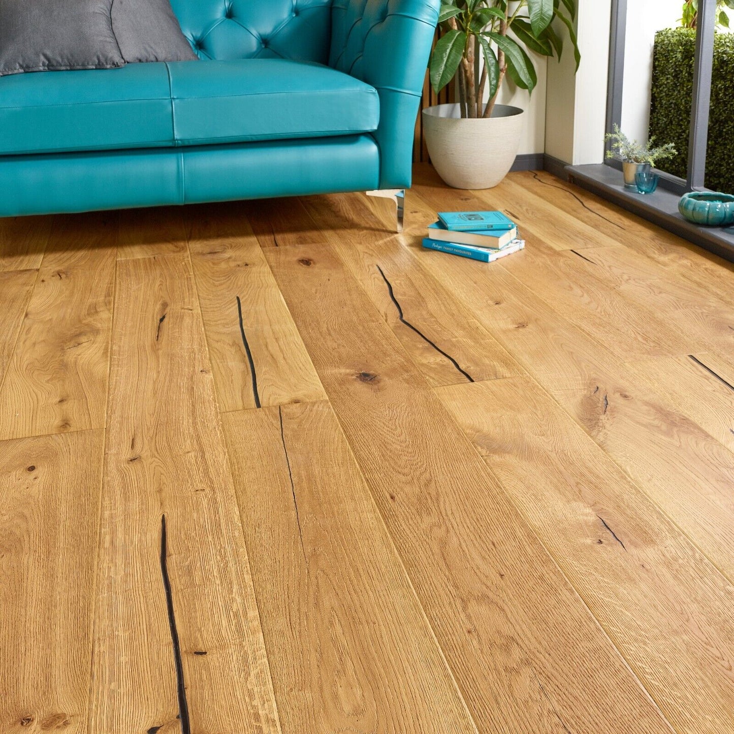 Lilypad Empire Distressed Engineered Wood Flooring