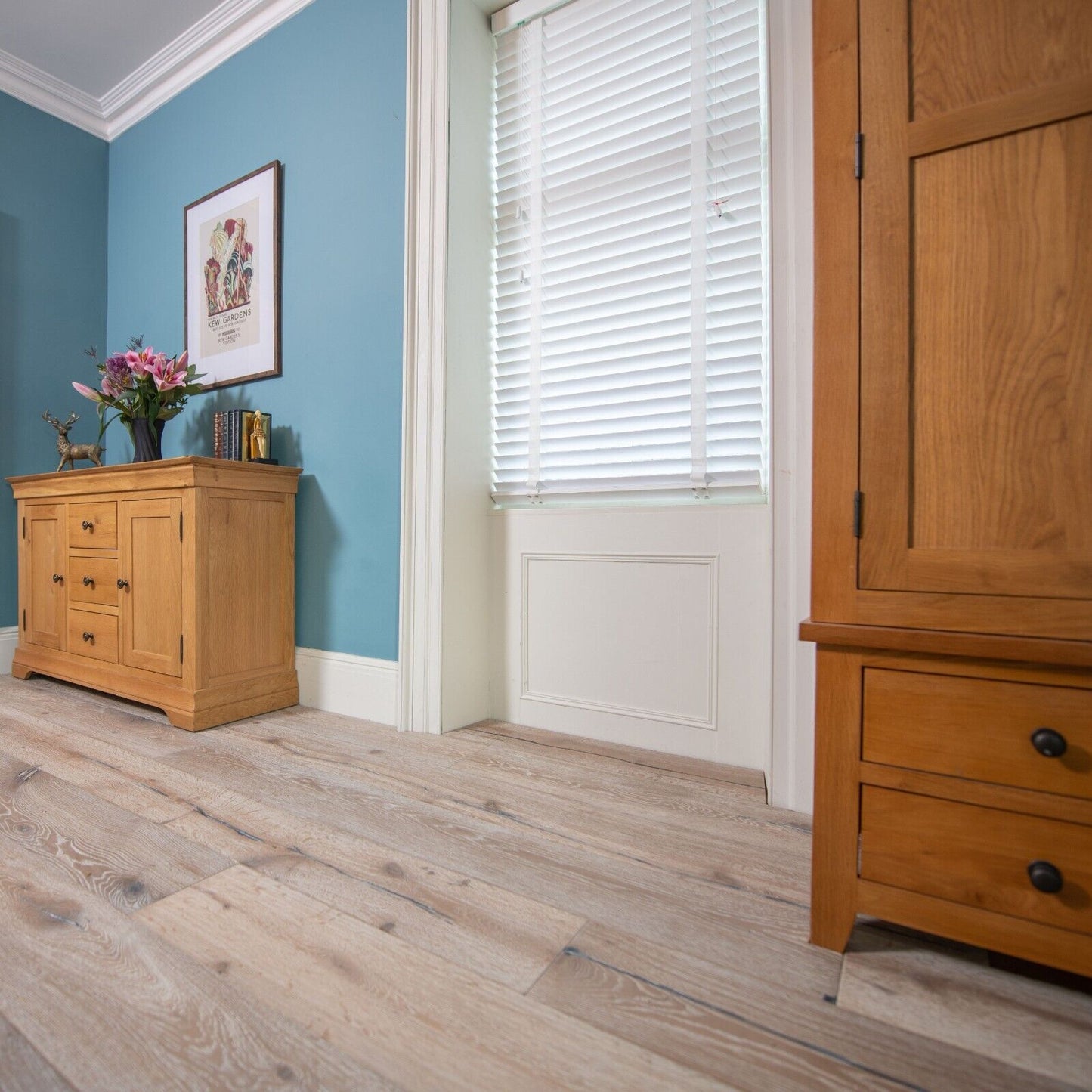 Lilypad Graphite Distressed Engineered Wood Flooring