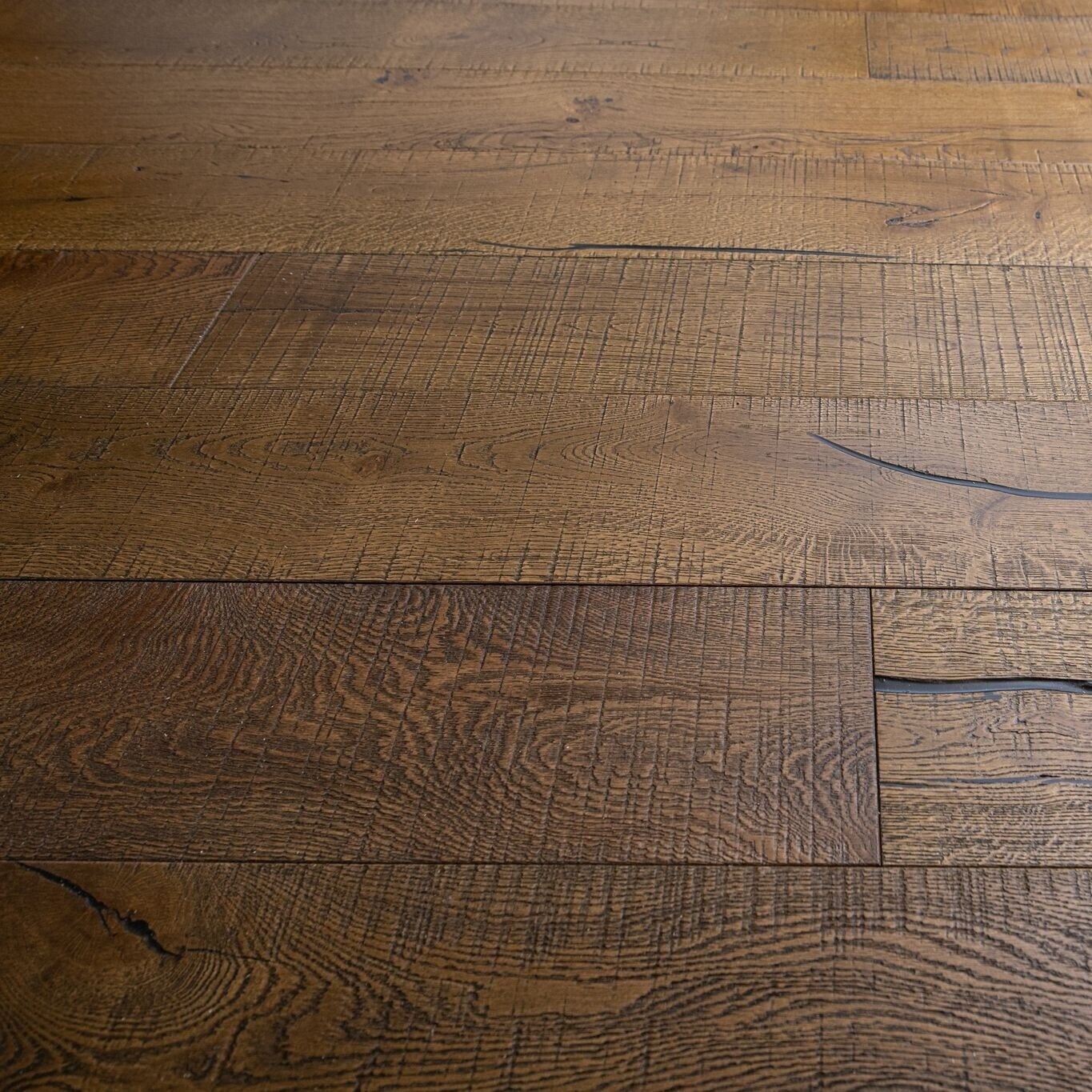 Lilypad Rustic Distressed Engineered Wood Flooring