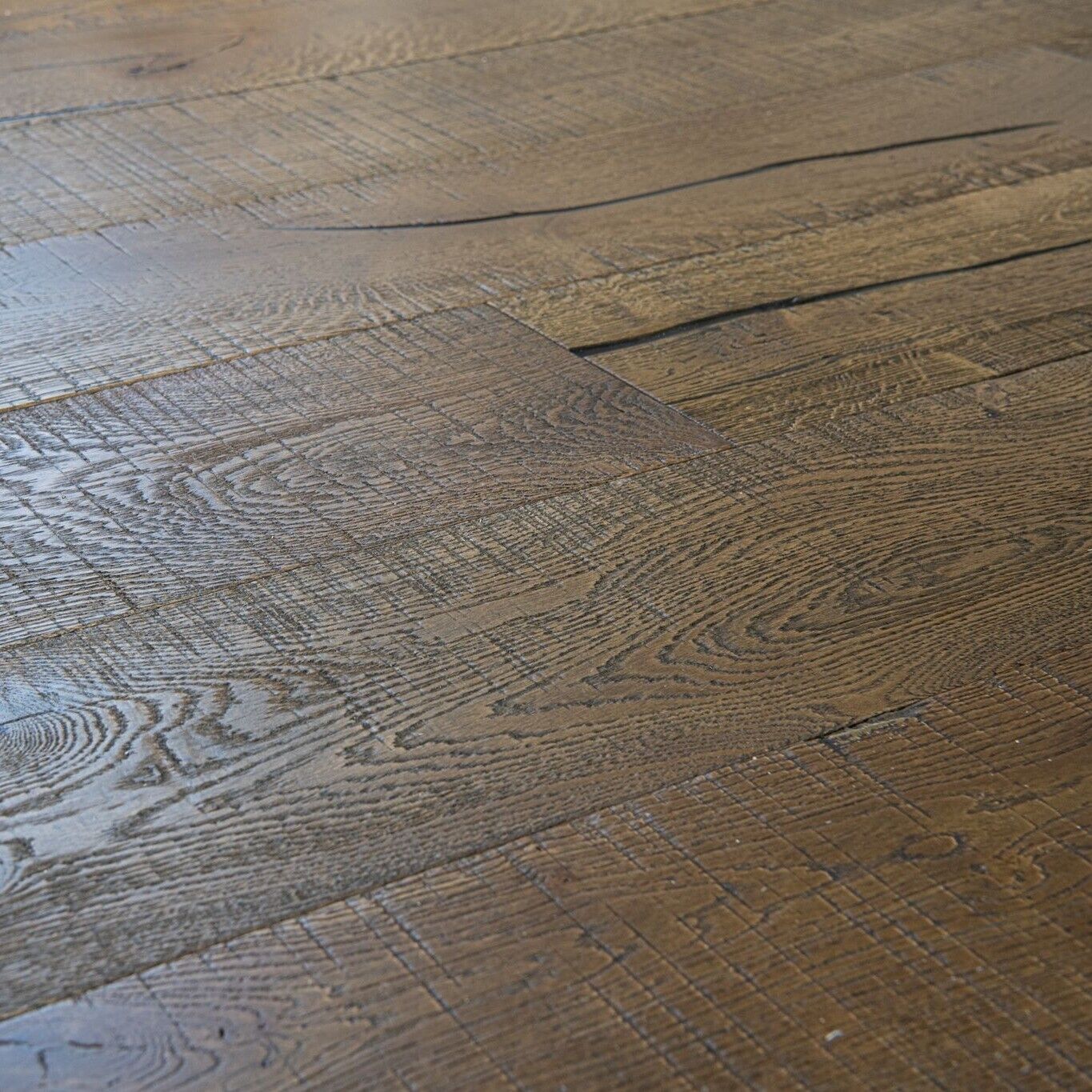 Lilypad Rustic Distressed Engineered Wood Flooring