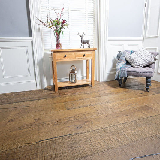 Lilypad Rustic Distressed Engineered Wood Flooring