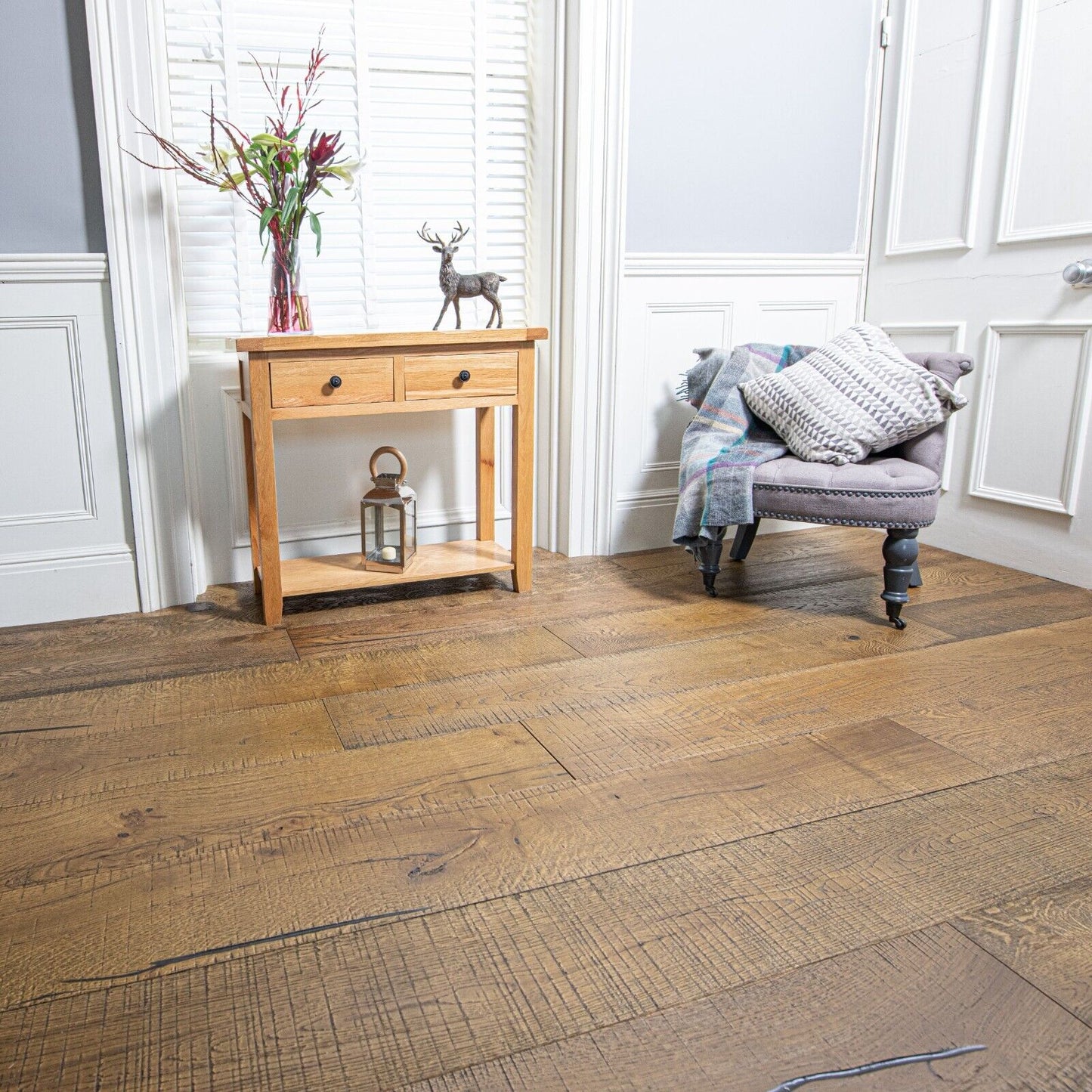 Lilypad Rustic Distressed Engineered Wood Flooring