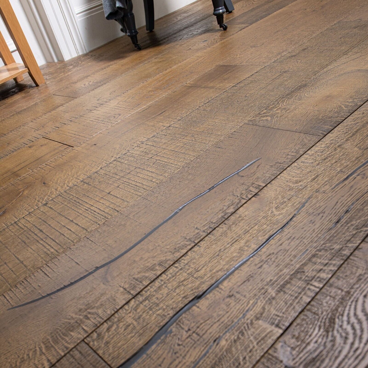 Lilypad Rustic Distressed Engineered Wood Flooring