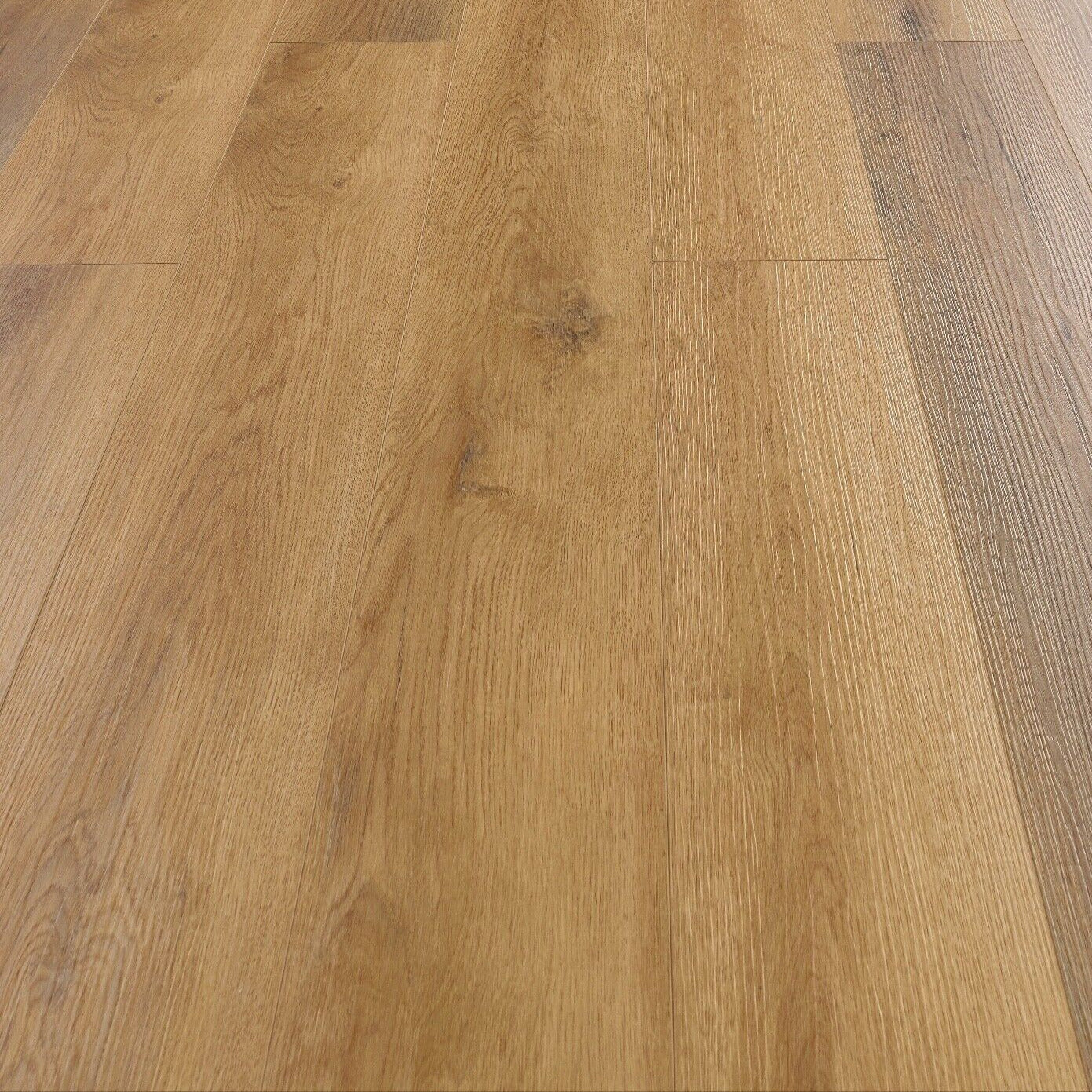 Waterproof Natural Oak Plank LVT Rigid Core SPC Click Luxury Vinyl Tile Flooring