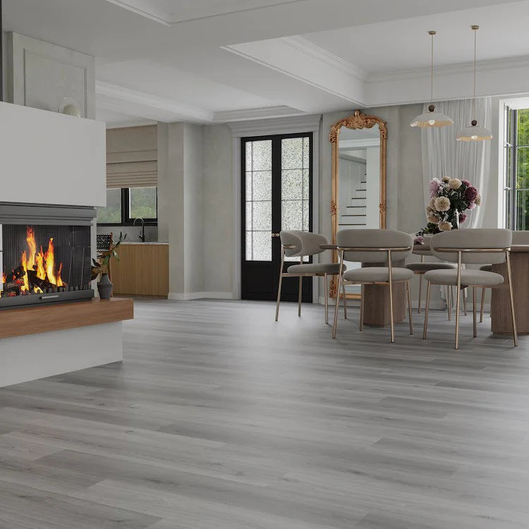 Waterproof Prime Havana Grey Oak SPC LVT Click Luxury Vinyl Tile Flooring